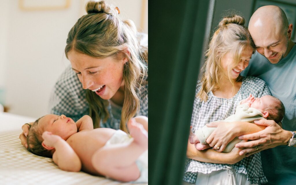 Candid and Natural Newborn Photos Columbus