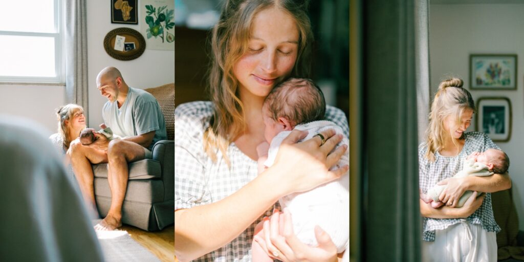 Natural Newborn Photos at Home in Columbus, Ohio