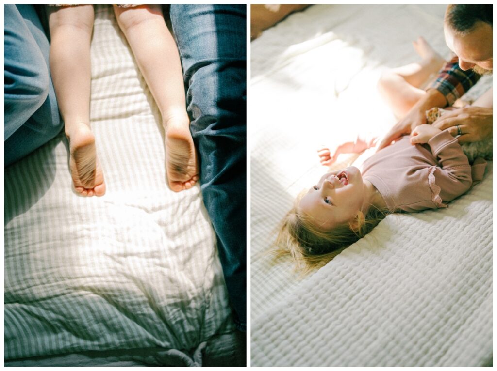 in-home newborn session in Ohio