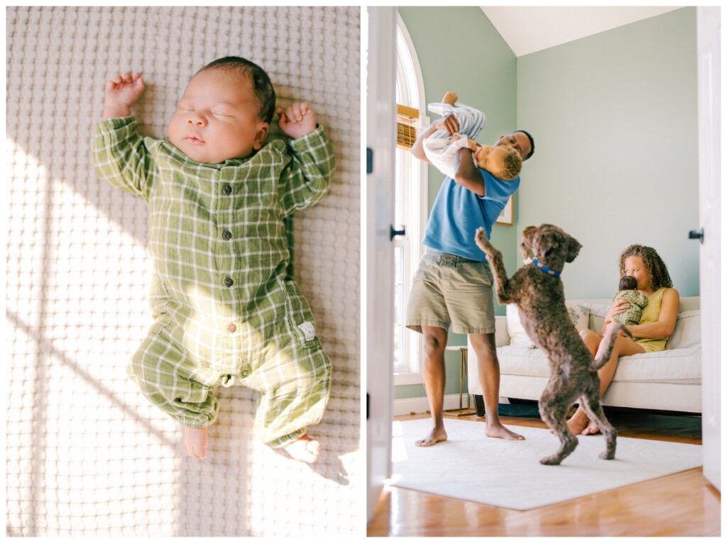 Reynoldsburg at home newborn session