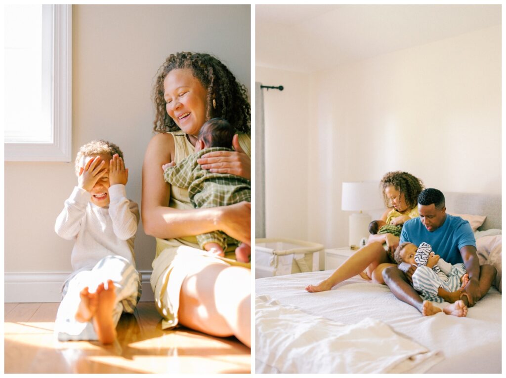 Reynoldsburg at home newborn session