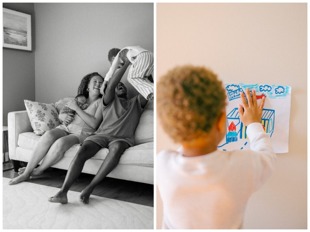 Reynoldsburg at home newborn session